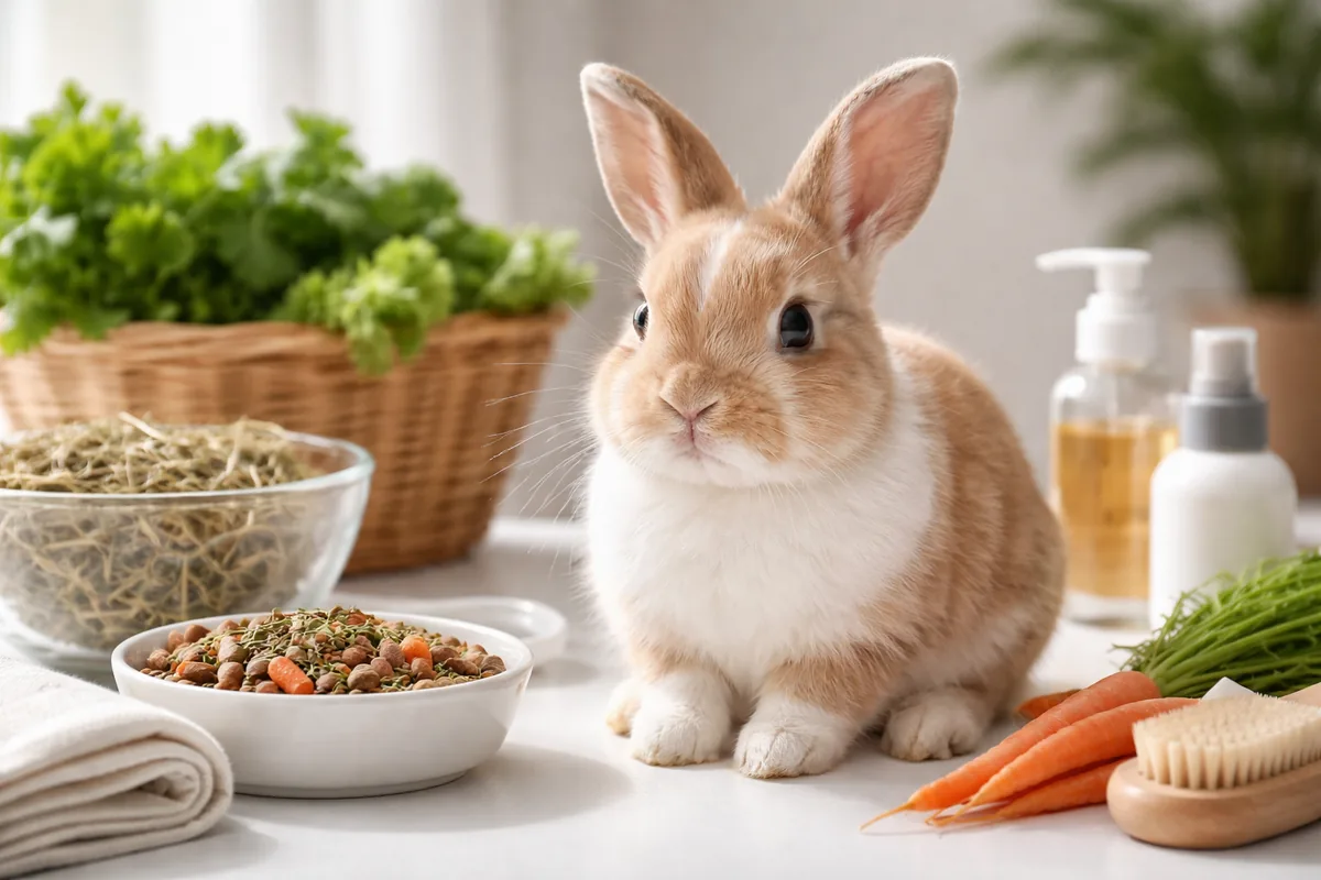 Guide des soins essentiels à apporter à un lapin domestique