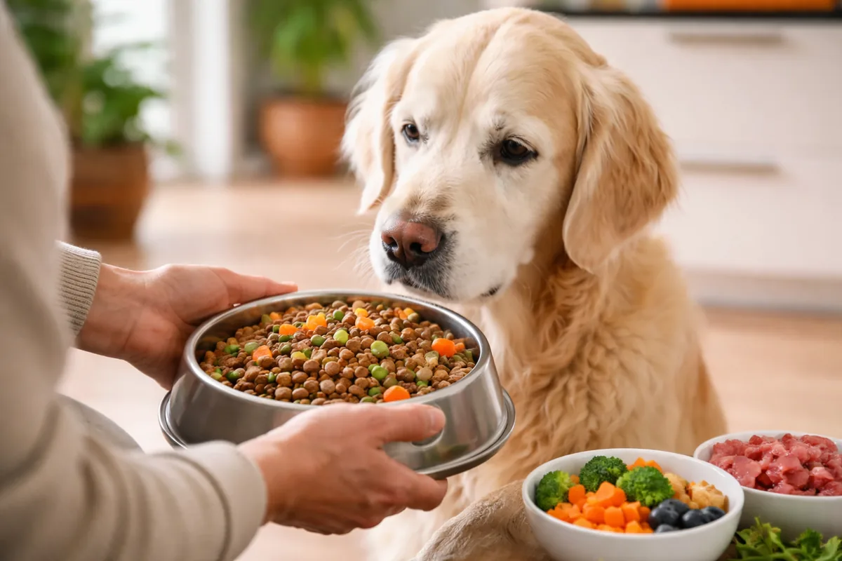 Comment nourrir correctement un animal de compagnie âgé