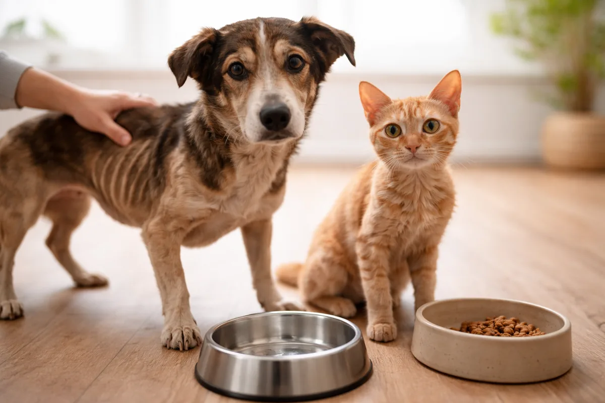 Comment détecter les signes de malnutrition chez un animal de compagnie