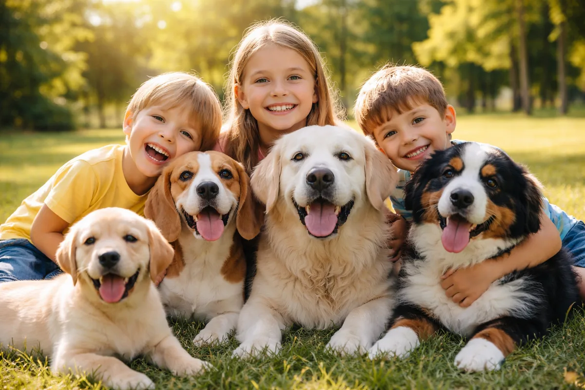 Quelles sont les races de chiens les plus adaptées aux enfants