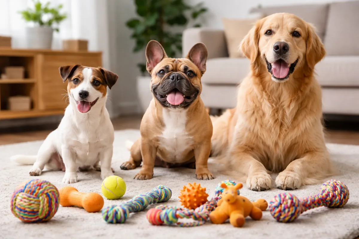 Comment choisir les jouets adaptés à un chien en fonction de sa taille