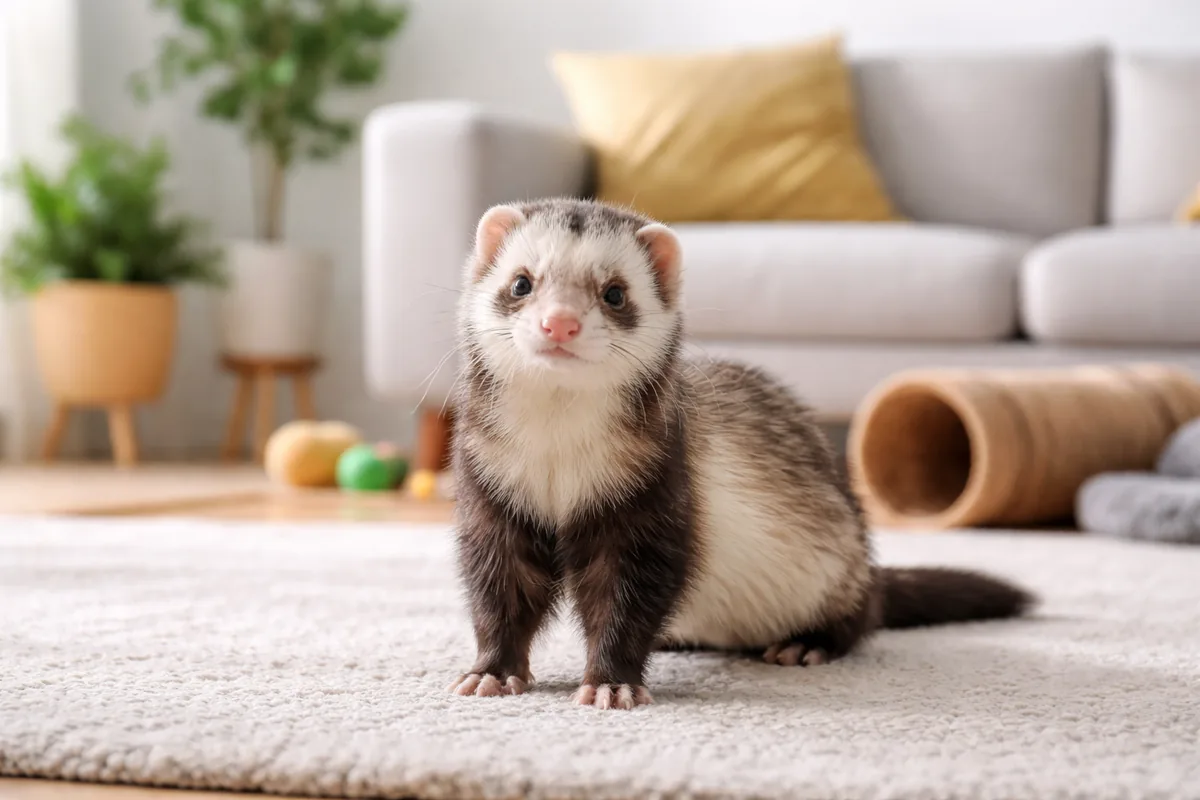 Comment élever un furet dans un appartement sans problème